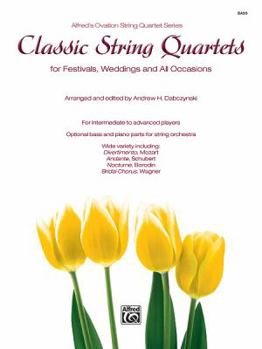 Paperback Classic String Quartets for Festivals, Weddings, and All Occasions, Bass Book