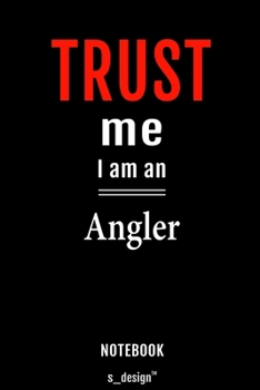 Notebook for Anglers / Angler: awesome handy Note Book [120 blank lined ruled pages]