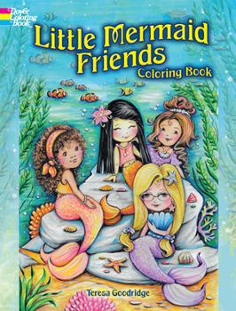 Paperback Little Mermaid Friends Coloring Book