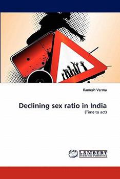 Paperback Declining sex ratio in India Book