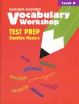 Unknown Binding TEST PREP Blackline Masters: Level H Book