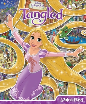 Hardcover Disney Tangled: Look and Find Book