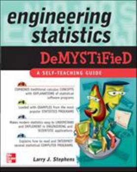 Paperback Engineering Statistics Demystified Book