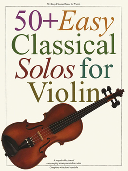 Paperback 50+ Easy Classical Solos for Violin Book