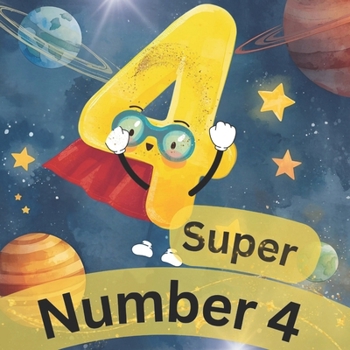 Paperback Super Number 4: Super Numbers early-learning Book