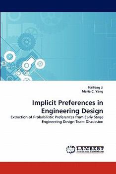 Paperback Implicit Preferences in Engineering Design Book