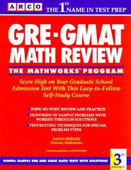 Paperback GRE-GMAT Math Review: The Mathworks Program Book