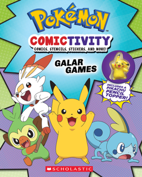 Paperback Pokémon Comictivity: Activity Book with Comics, Stencils, Stickers, and More! Galar Games Book