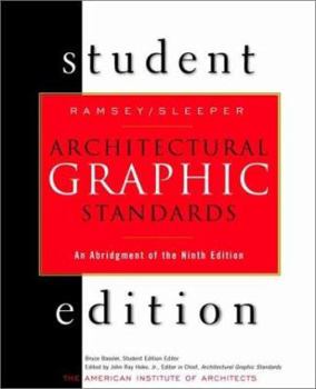 Paperback Architectural Graphic Standards Book