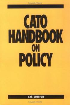 Paperback Cato Handbook on Policy Book