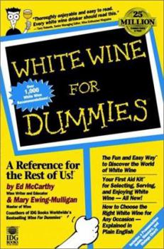 Paperback White Wine for Dummies Book
