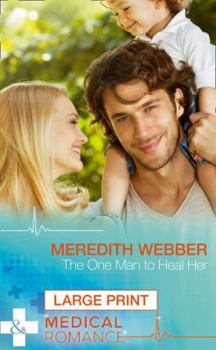 Hardcover The One Man To Heal Her [Large Print] Book