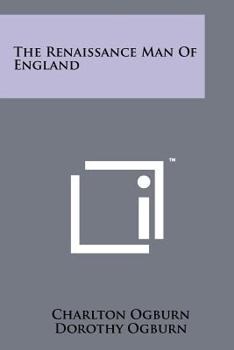 Paperback The Renaissance Man Of England Book