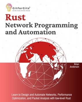 Rust for Network Programming and Automation: Learn to Design and Automate Networks, Performance Optimization, and Packet Analysis with low-level Rust