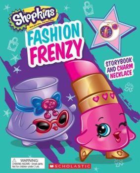 Hardcover Fashion Frenzy (Shopkins: Storybook with Charm Necklace) Book