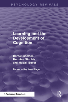Paperback Learning and the Development of Cognition Book