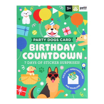 Birthday Countdown: Party Dogs Card
