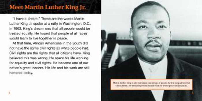 Library Binding Meet Martin Luther King Jr. Book