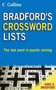 Paperback Collins Bradford's Crossword Lists Book