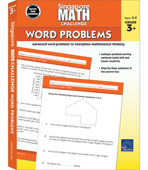 Paperback Singapore Math Challenge Word Problems, Grades 3 - 5: Volume 2 Book