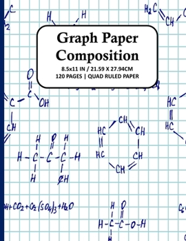 Paperback Graph Paper Composition Notebook: Quad Ruled 4x4 Grid Paper for Math & Science Students, School, College, Teachers - 4 Squares Per Inch, 120 Squared S Book