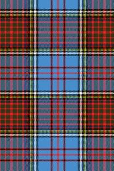 Paperback Clan Anderson Tartan 100 Page Lined Journal/Notebook Book