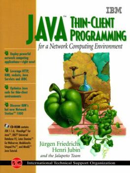 Paperback Java Thin-Client Programming for the Network Computing Environment Book