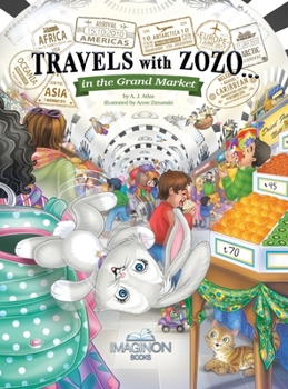 Hardcover Travels with Zozo...in the Grand Market Book
