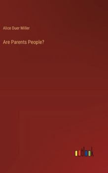 Hardcover Are Parents People? Book
