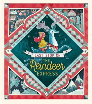 Hardcover Last Stop on the Reindeer Express: An Interactive Christmas Book for Kids and Toddlers Book
