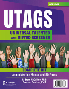 Paperback Utags Complete Kit: Universal Talented and Gifted Screener Book