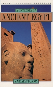 Paperback A Dictionary of Ancient Egypt Book