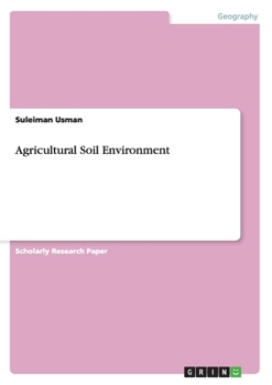 Paperback Agricultural Soil Environment Book
