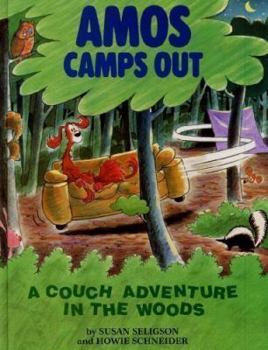 Hardcover Amos Camps Out: A Couch Adventure in the Woods Book