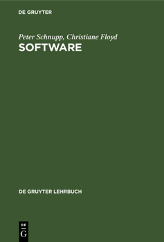 Hardcover Software: Programmentwicklung Und Projektorganisation [German] Book
