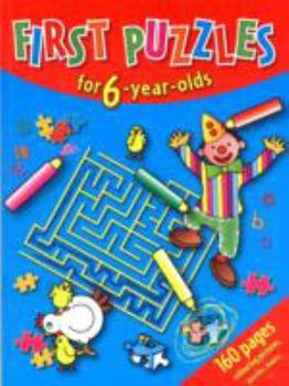 Paperback First Puzzles for 6 Year Book