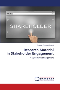 Paperback Research Material in Stakeholder Engagement Book