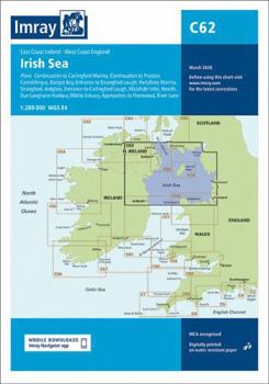 Map Imray Chart C62: Irish Sea (Imray C charts) Book