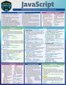 Misc. JavaScript: A Quickstudy Laminated Reference Guide Book