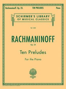 Paperback 10 Preludes, Op. 23: Schirmer Library of Classics Volume 1630 Piano Solo Book