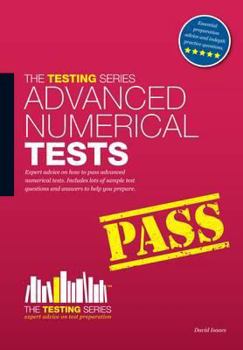 Paperback Advanced Numerical Reasoning Tests: Sample Test Questions and Answers Book