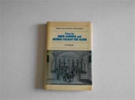 Hardcover Plays by David Garrick and George Colman the Elder (British and American Playwrights) Book