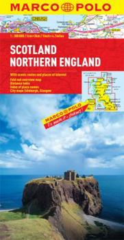 Map Scotland Northern England Marco Polo Map Book