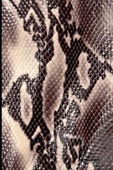Paperback Journal Daily: Snake Skin, Lined Blank Journal Book, 6 X 9, 200 Pages Book