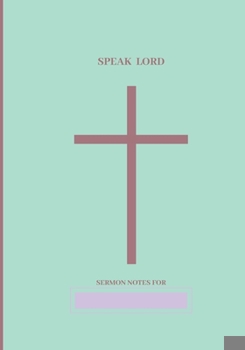 Paperback Sermon Notes: Sermon Journal Book