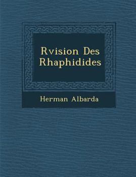 Paperback R Vision Des Rhaphidides [French] Book
