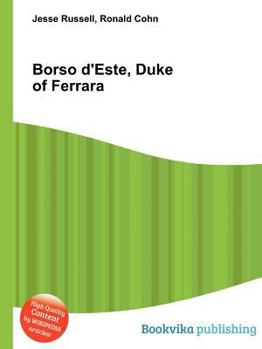 Paperback Borso d'Este, Duke of Ferrara Book