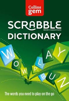 Paperback Collins Gem Scrabble Dictionary: The Words You Need to Play on the Go Book