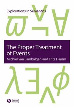 Paperback The Proper Treatment of Events Book