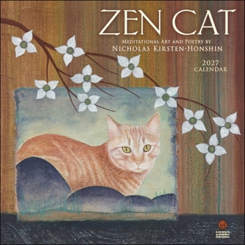 Zen Cat 2027 Wall Calendar: Meditational Art and Poetry